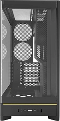 Корпус Montech HS02 черный без БП ATX 8x120mm 2xUSB3.0 audio