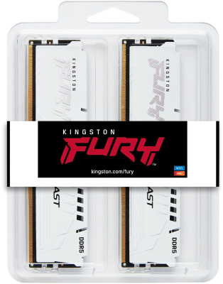 Память DDR5 2x16GB 5200MHz Kingston KF552C40BWK2-32 Fury Beast RTL Gaming PC5-41600 CL40 DIMM 288-pin 1.25В single rank с радиатором Ret