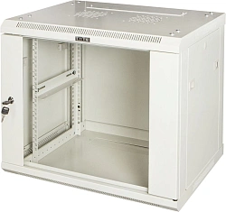 Шкаф коммутационный Lanmaster (TWT-CBWPG-6U-6X8-GY) настенный 6U 600x800мм пер.дв.стекл 60кг серый 368мм IP20