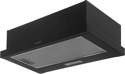 Вытяжка встраиваемая Vitek VT-TH 6020 BK черный управление: кулисные переключатели (1 мотор)