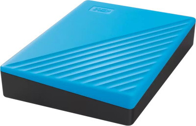 Жесткий диск WD USB3.2 Gen1 5TB WDBPKJ0050BBL-WESN My Passport 2.5" голубой