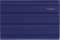 Накопитель SSD Samsung Original USB-C 1Tb MU-PE1T0R/WW Shield T7 1.8" синий