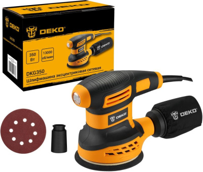 Эксцентриковая шлифмашина Deko DKG350 350Вт D125мм (063-4263)