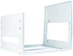 Кронштейн телекоммуникационный Cabeus NC-9U регул.глуб. 9U 19" 450мм нагр.:15кг серый