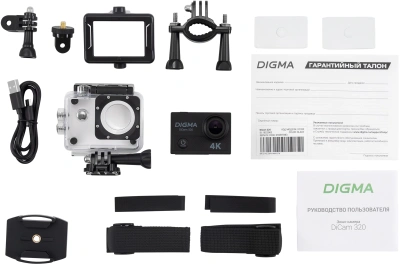 Экшн-камера Digma DiCam 320 черный