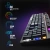 Клавиатура Оклик 970G Dark Knight механическая черный/серебристый USB for gamer LED