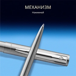 Ручка шариков. Waterman Allure Chrome (S0174996) M син. черн. блистер