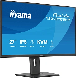 Монитор Iiyama 27" ProLite XB2797QSNP-B1 черный IPS LED 16:9 HDMI M/M матовая HAS Piv 350cd 178гр/178гр 2560x1440 75Hz DP 2K USB 9.7кг