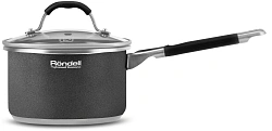 Ковш Rondell Stern RDS-008 1.9л. d=16см (с крышкой) темно-серый