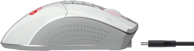 Мышь A4Tech Bloody R90 Plus белый оптическая 5000dpi беспров. USB 7but (R90 PLUS GREUISH WHITE)