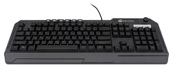 Клавиатура Оклик 715G черный USB Multimedia for gamer LED (1680657)