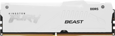 Память DDR5 16GB 6000MHz Kingston KF560C36BWE2A-16 Fury Beast White Expo RGB RTL PC5-48000 CL36 DIMM 288-pin 1.35В dual rank с радиатором Ret