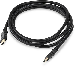 Кабель аудио-видео Buro HDM 2.0 HDMI (m)/HDMI (m) 1.8м. позолоч.конт. черный (BHP RET HDMI18-2)