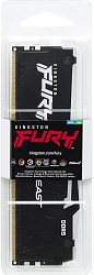 Память DDR5 32GB 5600MHz Kingston KF556C36BBE2A-32 Fury Beast Black Expo RGB RTL Gaming PC5-44800 CL36 DIMM 288-pin 1.25В single rank с радиатором Ret