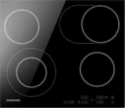 Варочная поверхность Samsung NZ64T3516AK/WT черный