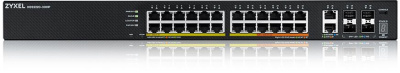 Коммутатор Zyxel XGS2220-30HP-EU0101F (L3) 24x1Гбит/с 2x10Гбит/с 4SFP+ 16PoE+ 8PoE++ 400W управляемый