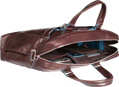 Деловая сумка Piquadro Blue Square CA3335B2/MO с отделением для ноутбука коричневый натур.кожа