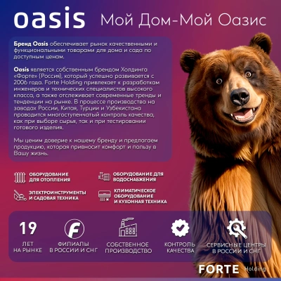Водонагреватель Oasis Standart EcoER-80 1.5кВт 80л электрический настенный/белый