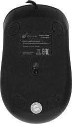 Мышь Оклик 310M черный/серый оптическая 2400dpi USB для ноутбука 4but (1869096)