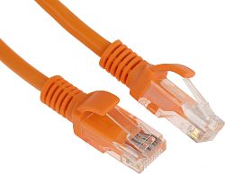 Патч-корд Premier PP12-0.5M/O 1000Гбит/с UTP 4 пары cat.5E CCA molded 0.5м оранжевый RJ-45 (m)-RJ-45 (m)