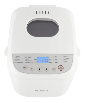 Хлебопечь Starwind SBM2085 600Вт белый/серебристый