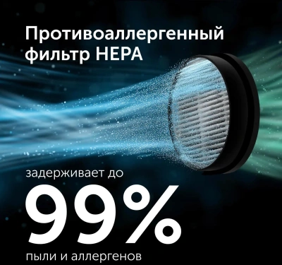 Пылесос ручной Red Solution V3080 450Вт серый