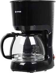 Кофеварка капельная Vitek VT-1528-01 750Вт черный
