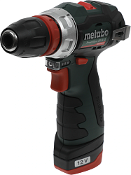 Дрель-шуруповерт Metabo Power Maxx BS BL аккум. патрон:быстрозажимной (кейс в комплекте) (601749500)