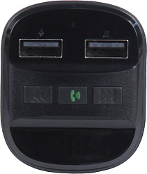 Автомобильный FM-модулятор ACV FMT-121B черный MicroSD BT USB (37575)
