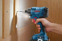 Гайковерт Bosch GDR 180-LI + кейс аккум. патрон:быстрозажимной (кейс в комплекте) (06019G5124)