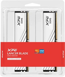 Память DDR5 2x16GB 5600MHz A-Data AX5U5600C4616G-DTLABWH XPG Lancer Blade RTL Gaming PC5-44800 CL46 DIMM ECC 288-pin 1.1В kit dual rank с радиатором Ret