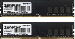 Память DDR4 2x16GB 3200MHz Patriot PSD432G3200K Signature Line RTL PC4-25600 CL22 DIMM 288-pin 1.2В kit dual rank Ret