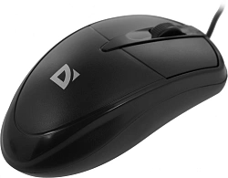 Мышь Defender Trace MB-989 черный оптическая 1000dpi USB 2but (52989)
