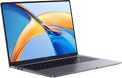 Ноутбук Honor MagicBook X16 2024 BRN-H56 Ryzen 5 7640HS 16Gb SSD512Gb AMD Radeon 760M 16" IPS WQXGA (1920x1200) без ОС grey WiFi BT Cam (5301AJYD)