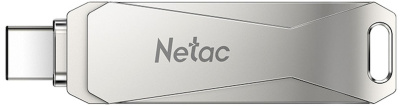 Флеш Диск Netac 128GB U782C NT03U782C-128G-30PN USB3.0 серебристый