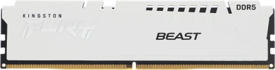 Память DDR5 16GB 6000MHz Kingston KF560C30BWE-16 Fury Beast White Expo RTL Gaming PC5-48000 CL30 DIMM 288-pin 1.4В kit single rank с радиатором Ret