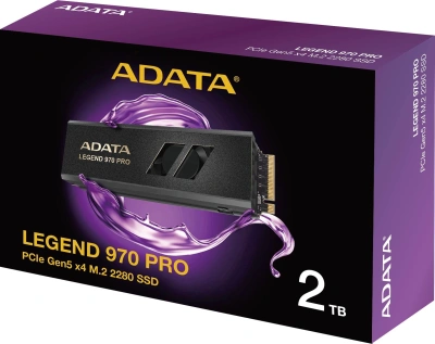 Накопитель SSD A-Data PCIe 5.0 x4 2000GB SLEG-970P-2TCI Legend 970 Pro M.2 2280