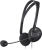 Наушники с микрофоном Defender Aura 102 черный 1.8м накладные оголовье (63102)
