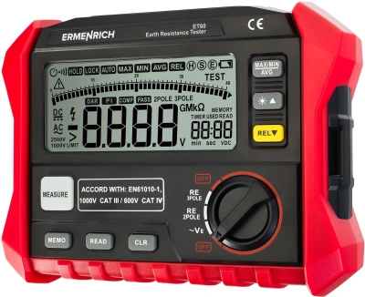 Тестер Ermenrich Ping ET60 черный/красный (82961)