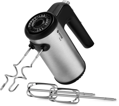 Миксер ручной Vitek VT-1411 700Вт серебристый/черный