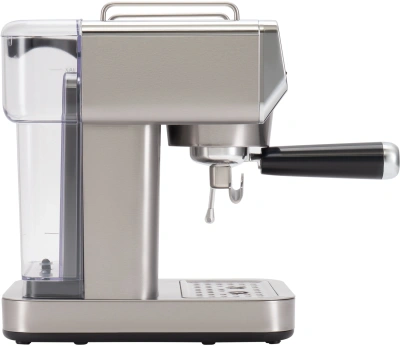 Кофеварка рожковая Hyundai HEM-4309 1350Вт серебристый/черный