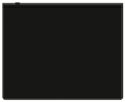 Папка на молнии ZIP Бюрократ -BPM5A2BLCK A5 полипропилен 0.15мм черный цвет молнии черный