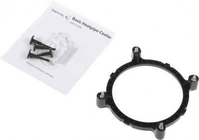 Устройство охлаждения(кулер) Deepcool Ice Edge Mini FS V2.0 Soc-AM5/AM4/1200/1700/1851 черный/синий 3-pin 25dB Al+Cu 100W 276gr Ret (DP-MCH2-IEMV2)