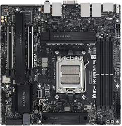 Материнская плата Asus PRO WS B850M-ACE SE Socket AM5 AMD B850 mATX AC`97 8ch(7.1) 1x10G/1х2,5G/1xGigabit RAID+VGA+HDMI+DP