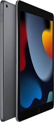 Планшет Apple iPad 2021 A2602 A13 Bionic 6С RAM3Gb ROM64Gb 10.2" IPS 2160x1620 iOS серый космос 8Mpix 12Mpix BT WiFi 10hr