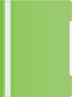 Папка-скоросшиватель Бюрократ -PS20LETT A4 прозрач.верх.лист пластик салатовый 0.12/0.16
