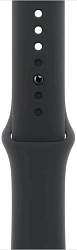 Смарт-часы Apple Watch Series 11 A3333 46мм OLED корп.серый космос Sport Band рем.черный разм.брасл.:M/L (MEV44LW/A)