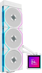 Система водяного охлаждения Lian-Li HydroShift II LCD-S 360TL ARGB Soc-AM5/AM4/1700/1851 белый 4-pin 33dB Al+Cu LCD Ret (G89.GHS2LCDS36TW.R0)