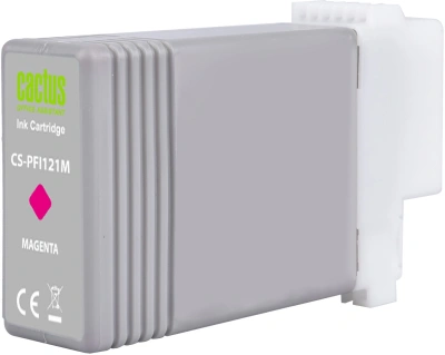 Картридж струйный Cactus CS-PFI121M PFI-121 M пурп.пигм. (130мл) для Canon imagePROGRAF TM-250/255/350/355