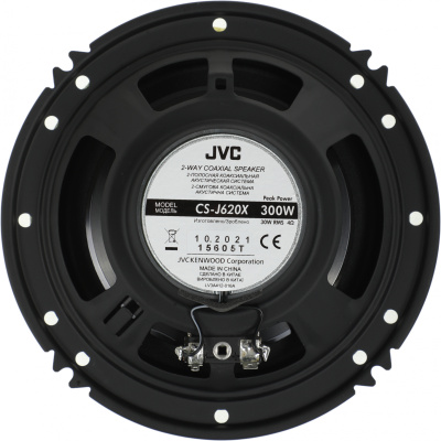 Колонки автомобильные JVC CS-J620X 300Вт 87дБ 4Ом 14.24см (6дюйм) (ком.:2кол.) коаксиальные двухполосные